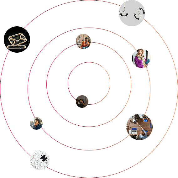 Team connections graphic